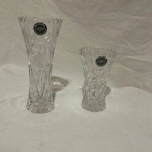 Lenox Crystal vases